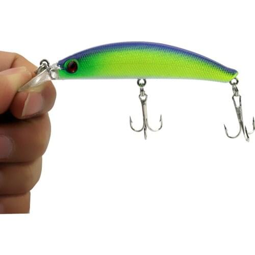 HENGJIA 9.5cm/9g Fishing Lures High Quality Minnow Wobblers Fishing Tackle 8 Colors Lifelike Plastic Fake Fish Bait Wholesale