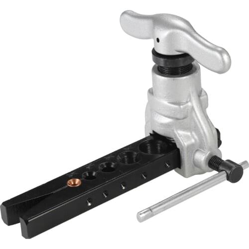 Eccentric Flaring Tool Tubing 6 Dies Sizes 1/4-3/4in 45 Angle Eccentric Cone Type Flaring Tool for Copper Brass Mild Steel Pipe