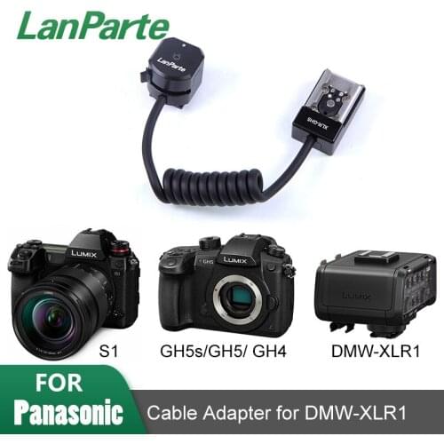 LanParte Cable Adapter for Panasonic DMW-XLR1 Mic Adapter and GH5 GH5s Camera
