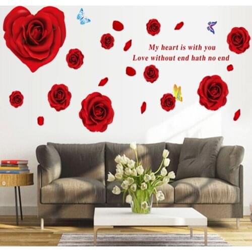Kehomedecart Flowers Wall Stickers