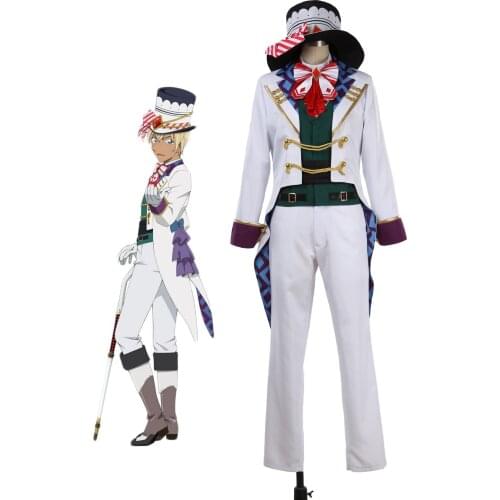 Detective Conan Secret Magic Show Rei Furuya Tooru Amuro Bourbon Cosplay Costume Full Set