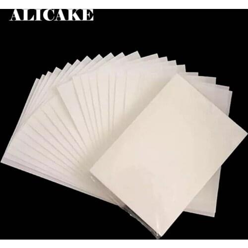 10-100Pcs Wafer Sheets Paper Thicken 0.3 / 0.65mm Baking A4 Rice Paper Digital Printing Wedding Cake Decoraion Tools