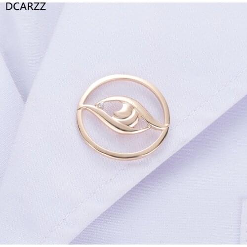 Gold Color Crystals Eye Shape Pin Eye of Providence Metal Brooch Ophthalmologist/Doctor/Nurse Gift Medical Jewelry Wholesale