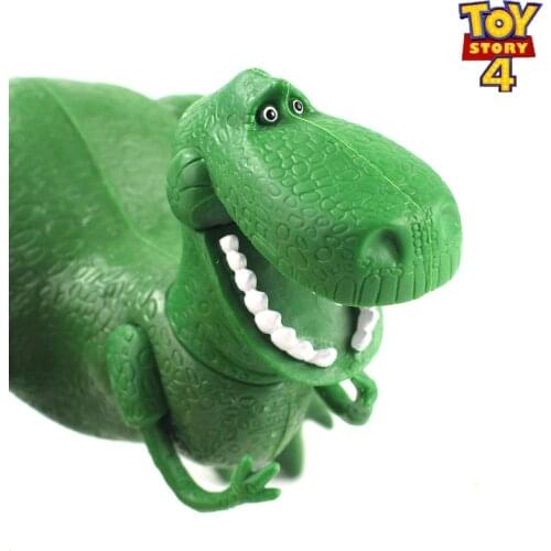 Disney Kawai Toy Story 4 Rex The Green Dinosaur Mini Model Pvc Action Figures Dolls Movable Toys For Kid Gift Fantasy Figurines