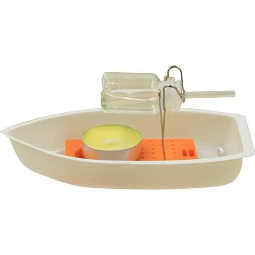 Fashion DIY Assembly Kit Candle Power Steam Boat Scinece Experiment Educational Toy