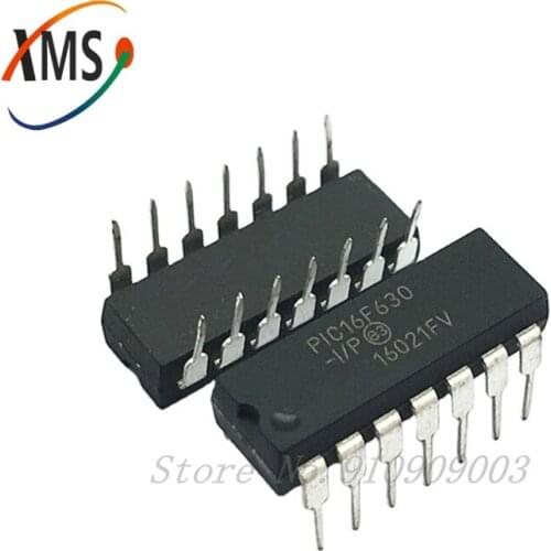 5PCS PIC16F630-I/P DIP14 PIC16F630-I DIP PIC16F630 DIP-14 16F630 new and original IC