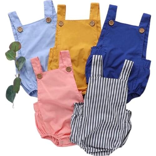 Baby Boy Clothes Newborn Baby Girl Clothes Kids Summer Clothing Bodysuit Children Romper Infant Cotton Outfit
