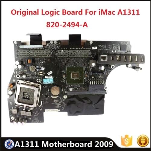 Original A1311 Motherboard 820-2494-A For iMac A1311 21.5'' 2009 Logic Board System 631-1044 661-5305 631-1068 Full Tested Used