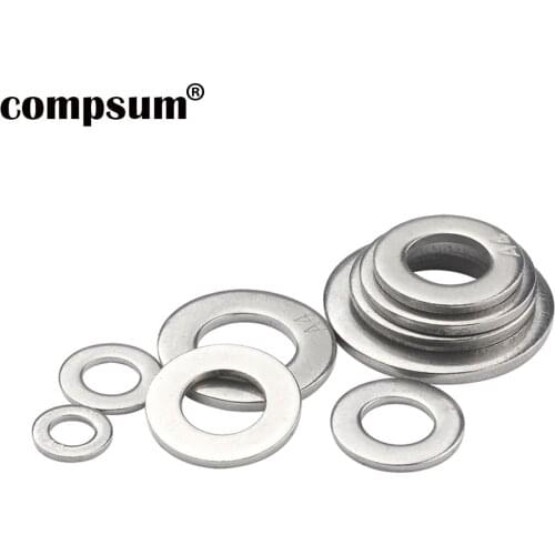 Compsum Stainless Steel Washer Flat Washer Spring Metric Washer
