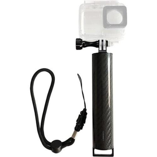 Carbon Fiber Handheld Selfie Stick Buoyancy Rod Float Tripod for DJI Osmo Action for Gopro Hero 8 Yi EKEN Camera Gimbal Holder