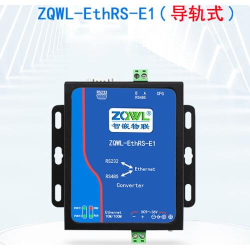 Serial port server Modbus TCP to RTU RS232\RS485 dual serial port to network