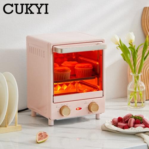 CUKYI mini electric pizza and bread toaster ovens grill bakery oven for baking household appliances for kitchen convection oven