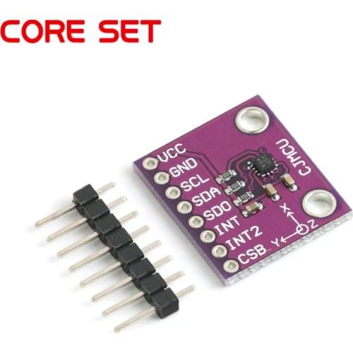 250E BMA250E Three-Axis Accelerometer Sensor Module 3axis Low G Triaxial MEMS Board SPI IIC Interface 3.3v