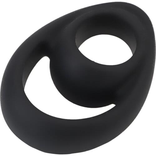 Penis Enlargement Dual Ring Soft Silicone for Men Penis Ring Cock Ring Sex Toy for Couple Delay Ejaculation