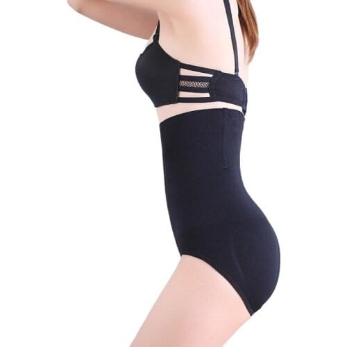 Women Hip Lifting Shaping Panty Steel-Bone Anti-Curling Seamless Breathable Postpartum Belly Tuck Briefs 3D High-Waist New
