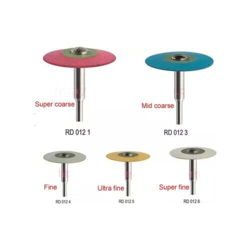 1PC dental diamond polishing wheels zirconia emax NP pfms precious metal full contour zirconia polishing no need polishing paste