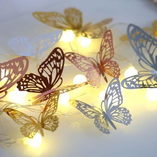 12 Pcs/Set 3D Wall Stickers Hollow Butterfly for Kids Rooms Home Wall Decor DIY Mariposas Fridge stickers Room Decoration