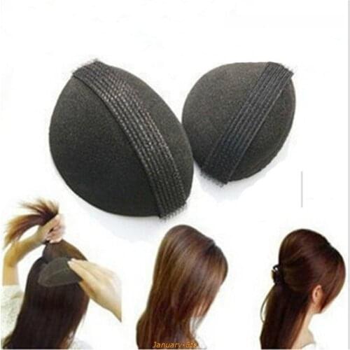 2pcs Sponge Hair Maker Styling Twist Magic Bun Hair Base Bump Styling Insert Tool Volume Headwear LB