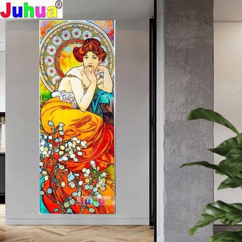 5D DIY Diamond Painting The most beautiful tarot Woman Diamond Embroidery Cross Stitch Full Square Round Drill A401