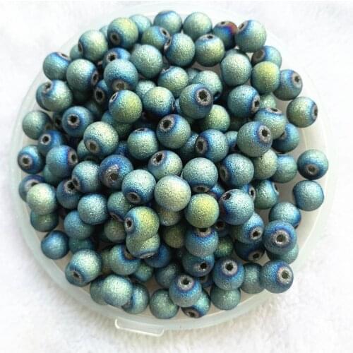 New 6/8mm Austrian Frosted Matt Crystal Glass Beads Loose Spacer Beads Handmade for Jewellery Making DIY Bracelet Necklace #07