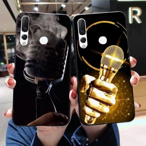 Music microphone Phone Case Huawei Y6P Y8S Y8P Y5II Y5 Y6 2019 P Smart Prime Pro