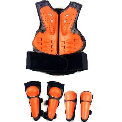 Child Body Protector Vest Armor Kids Motocross Armor Jacket Motorcycle Chest Spine Protection Gear