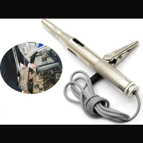 Diagnostic Tools DC 6V 12V 24V Probe Lamp System Test Probe Lamp Car Lamp Circuit Tester Lamp Voltage Test Pen Detector Copper