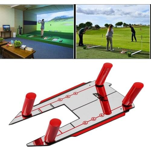 Golf Putting Mirror - Portable Golf Training Aid - Swing Trainer Alignment Mirrors - Golfing Accessories Indoors Outdoors