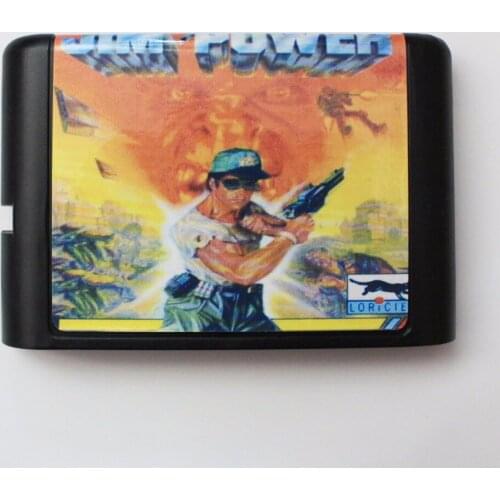 Jim Power - The Arcade 16 bit MD Game Card For Sega Mega Drive For Genesis