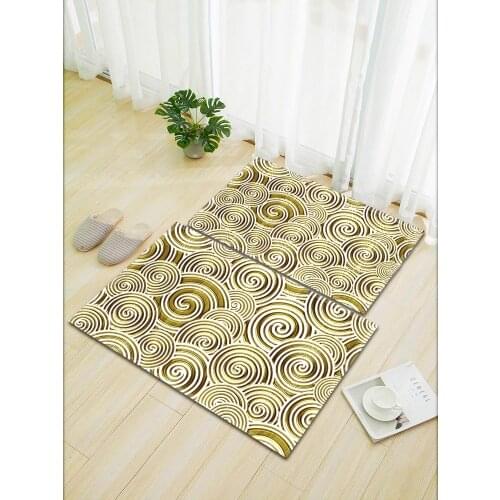 European Style Area Rugs Nordic Living Room Carpets Soft Bedroom Bedside Blanket Non-Slip Kitchen Door Mat Tatami Home Decor
