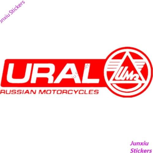 Motorcycles Ural Funny Car Sticker and Decorative for Bumper Window Laptop Waterproof Scratch-Proof Exterior Decoration KK15*5cm