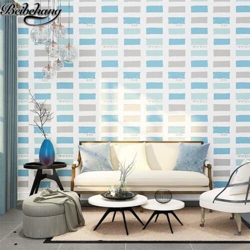 Beibehang Non - woven wallpaper simple modern bedroom fashion three - dimensional wallpaper living room sofa TV wall paper