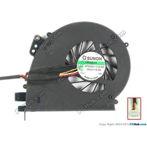 New and original CPU fan for Acer Extensa 5235 5635 5635ZG ZR6 laptop cpu cooling fan MF60090V1-C120-S99 cooler