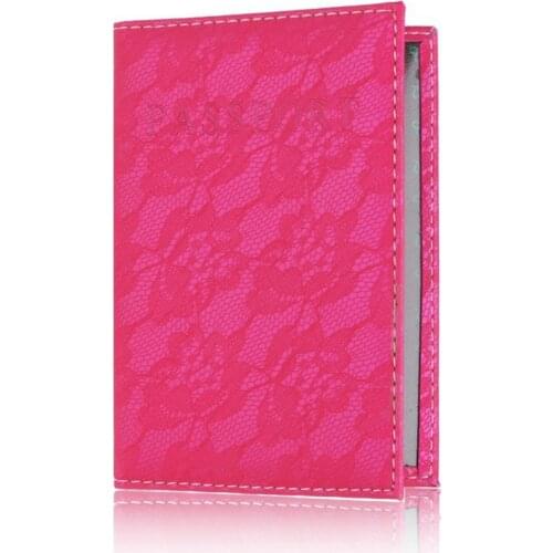 Passport Cover Fashio Elegant Women Pink World Universal Travel Passport ticket holder Cover on the Passport Case passport pouch