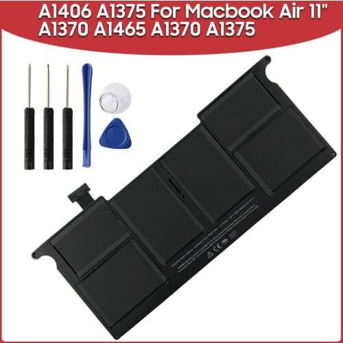 Original Replacement Battery 4680mAh A1406 A1375 For Macbook Air 11" A1370 1465 A1370 A1495 Laptop Batteries