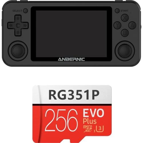 256GB SD Card ONLY EmuElec Emulation Station Preloaded ANBERNIC "RG351p"- 16,500+ Games 3D Boxart Video Previews Best On Earth
