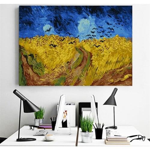 DIY By Number Painting Van Gogh Abstract Landscape Painting Adult Child Gift Acrylic Paint Color By Number Mural Free Shipping