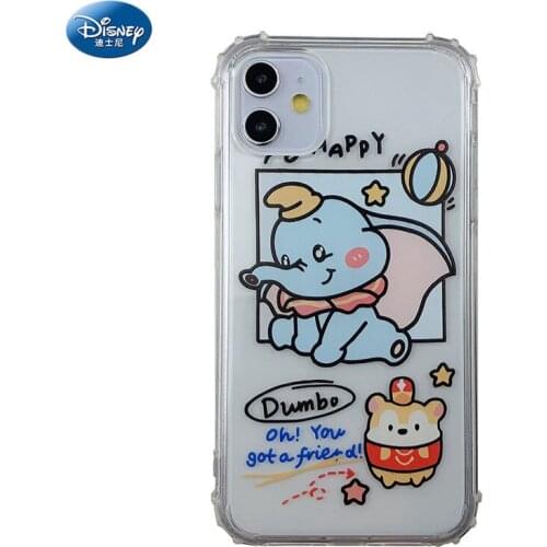 DISNEY 2021 Mickey Dumbo Silicone Case for IPhone 11 Pro Xs Max IPhone 11 11PRO Official Liquid Silicone 360 Full Face Mask