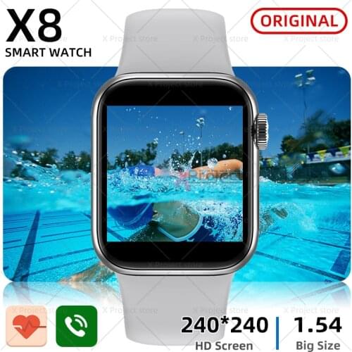 X8 Smart Watch Heart Rate Monitor Men Women Smartwatch for IOS Android Phone PK IWO 11 10 8 IWO 12 Pro X6 X7 T500 W46 G500 ft50