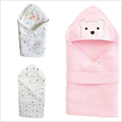 Newborn Baby Sleeping Bag Bamboo Fiber Infant Bebe Cartoon Swaddling Envelope Wrap Blankets For Baby Cotton Bedding Sleepsack
