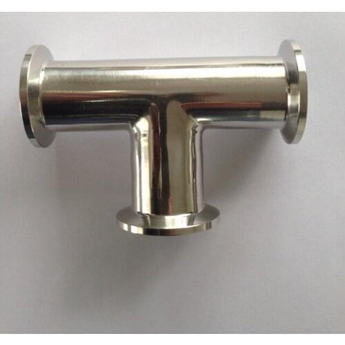 KF25 SUS304 T-Connection Joint for Vacuum System Vacuum Fittings