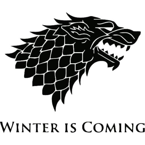 12x14cm Got House Stark Vinyl Car Decal Art Window Car Body Decor Stickers Waterproof Removable T108