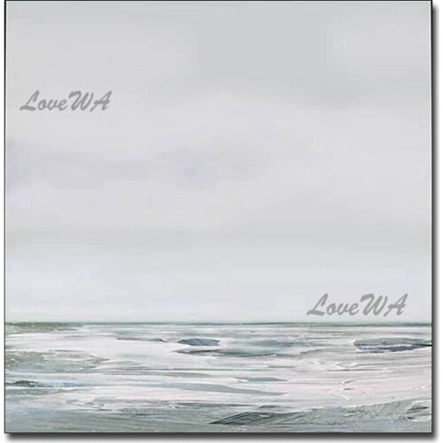 High Quality Unframed Modern Wall Art Interior Decoration New Design Light Color Handmade Oil Painting Artwork Canvas Wall Art