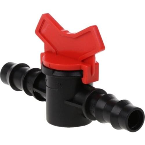 28EB 2way Connector Adaptor Quick Turn Off Plastic Irrigation Water Hose Valve Switch