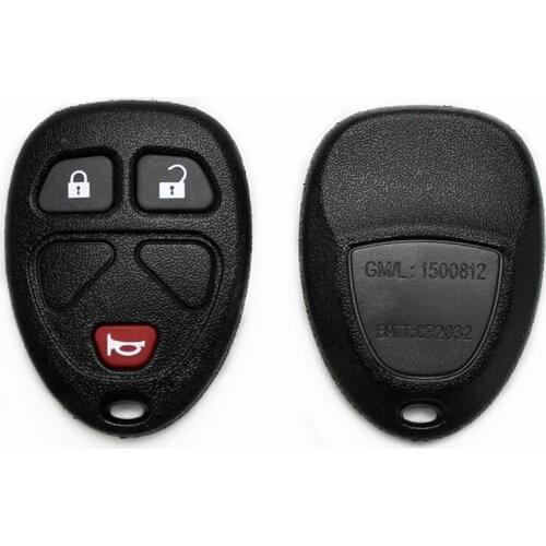3/4 Buttons Remote Car Key Shell Fob Case Shell Replacement For Buick Fob Key Case Cover Free Shipping