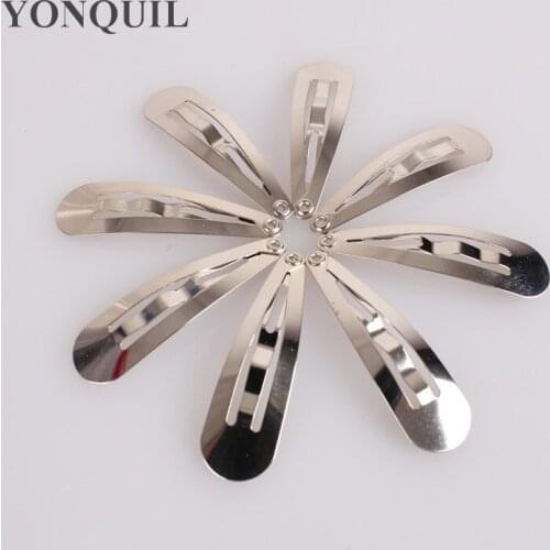 40Mm Iron Snap Hair Bow Clips DIY Hairpins Clips BB Brooches Clips DIY Hair Accessories Handwork Material Fascinators 300Pcs/Lot