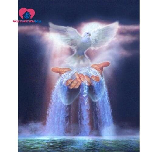 3d diy diamond painting peace picture of rhinestones 5d diamond embroidery Diamond mosaic full text Cross-stitch patterns Kraft