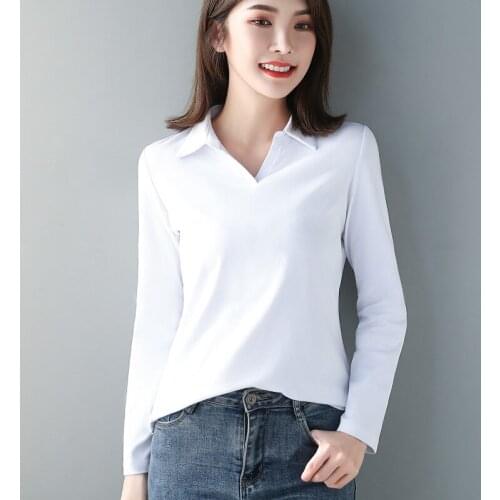 Basis Leven Womens Long Sleeve Polo Shirts