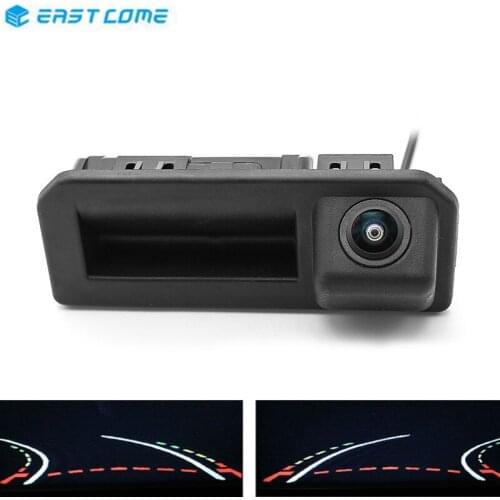 HD 1080P Trajectory Tracks Reverse Car Rear View Camera Trunk handle For Audi Q2 Q5L A5 Skoda karoq Cayenne Bora Car Camera