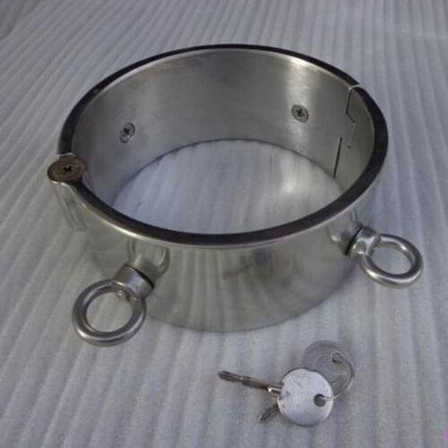 6cm High Metal Slave Collar Adult Games Bondage Restraints Fetish Sex Toys For Couples Erotic Adult Games BDSM Collar